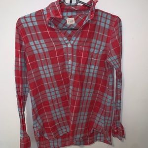 J crew plaid button down